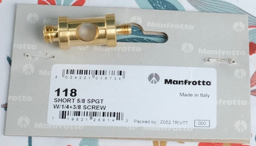 Manfrotto 118 adaptateur - manfrotto,