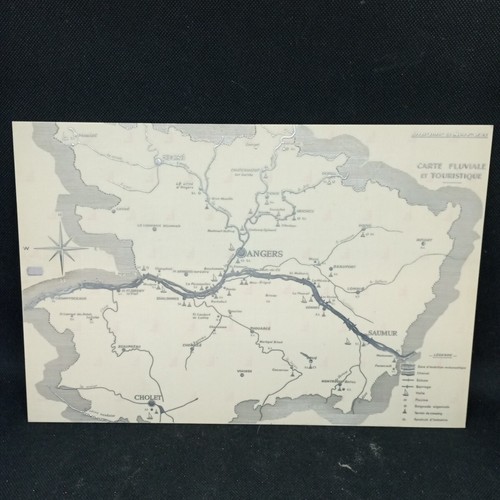 Carte navigation fluviale - carte,
