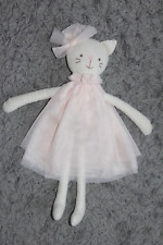 Doudou Poupée VERTBAUDET  CHAT tutu robe rose 28 cm