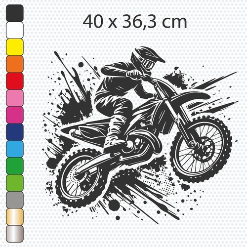 Moto cross sticker vinyle - sticker,