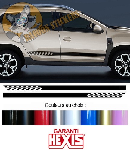 Bandes stripes pour dacia - x,
