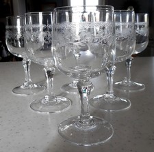 Cristal d'arques 6 verres à