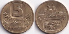 5 Markkaa 1986 Finlande