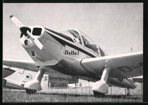 Carte postale avion bölkow - carte,