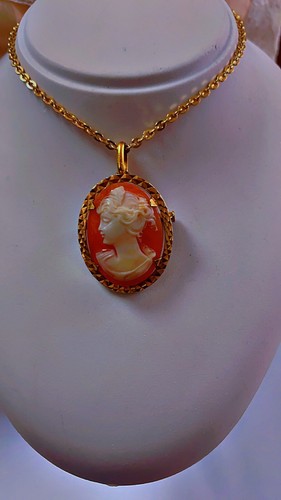 Pendentif broche camee - pendentif, ancien