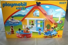 PLAYMOBIL 1.2.3 = LE PAVILLON DE VACANCES EN FAMILLE  -  BOITE SCELLEE