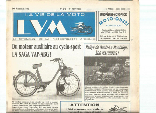 Vie moto n 99 abg - vie,