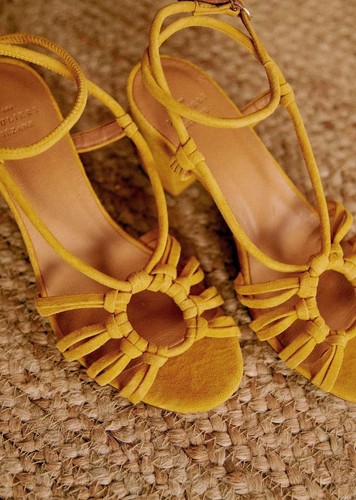 Sezane blue suede gloria high - sezane,