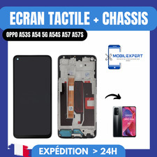 ECRAN + VITRE TACTILE SUR CHASSIS OPPO A53S A54 5G A54S A57 A57S