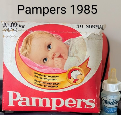 Pampers vintage 1985 - pampers,
