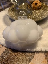 Boule de Noel Meisenthal CUMULUS blanc 2010