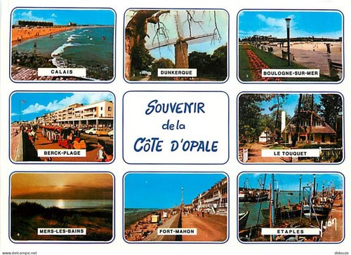 Carte postale cote - 62,