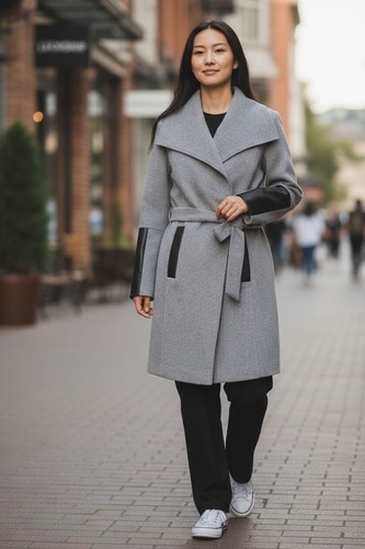 Manteau laine pour femmes - pour,