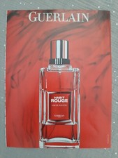 Publicité papier Parfum. Guerlain Habit rouge de 2007 - Perfume Ad 