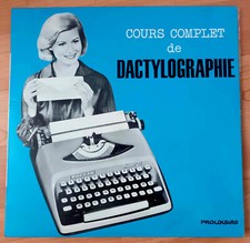 Vinyl LP 10" Cours complet de dactylographie - Proloisirs, prospectus inclus