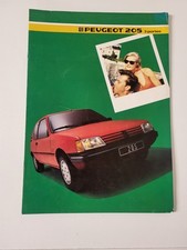 Brochure PEUGEOT 205  3 portes modèle 1985