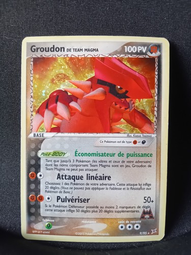 Carte pokémon groudon team - groudon, de
