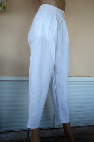 Pantalon blanc ete - d, a