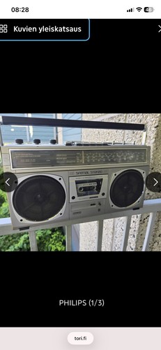 Philips radio cassette - philips, radio-cassette