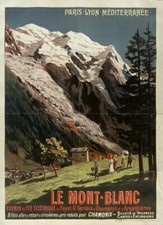 LE MONT-BLANC, REPRO AFFICHE