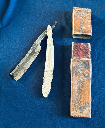 Rare rasoir droit nacre - en,