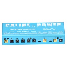 Pédale D’effet Guitare 18V 2A 36W 8 Prises Isolées Avec Adaptateur Secteur SG