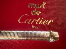 CARTIER Stylo À Plume Vendôme Trinity ARGENT MASSIF 925 Cartouches Vintage 1
