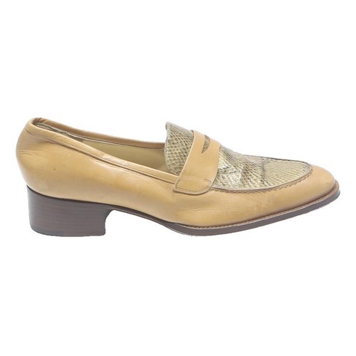 Pollini baskets cuir beige - pollini,