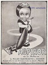 PUBLICITE CALOR ASPIROR ASPIRATEUR BALAI ELECTRIQUE A SUCCION DE 1924 AD PUB