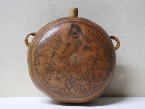 Ancienne gourde coloquinte - gourde,