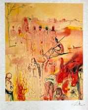 Salvador Dali Lithographie COA