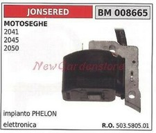 Bobine Allumage Jonsered pour Tronçonneuses 2041 2045 2050 Avec Système Phelon