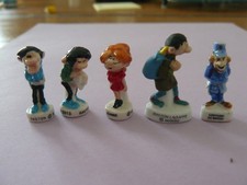 FEVES  GASTON LAGAFFE  - FRANQUIN /MARSU - 2013 -LOT de 5