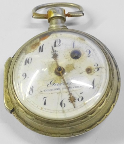 Ancienne montre coq argent - montre,