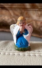 ANGE A GENOUX ADORATEUR SANTON CRECHE DE NOEL