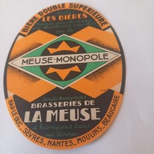 Ancienne étiquette bière