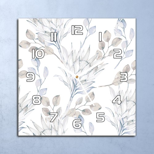 Horloge murale verre 30x30 - horloge, en