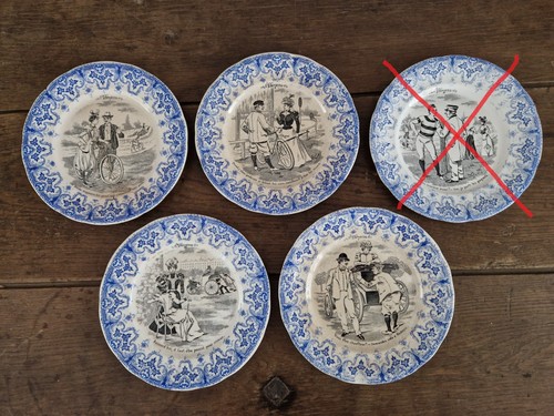 Lot assiettes st - lot, amand