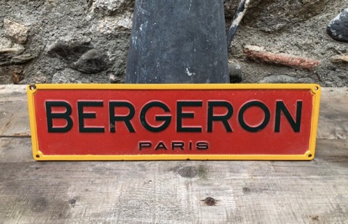 Ancienne plaque bronze - en,