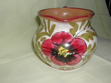 Pichet Fleurs Rouge terre