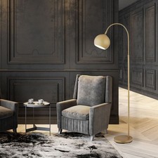 Lampadaire Arc Lampe Sur Pied Sable LED Lampe De Chambre Mobile H 150 Cm