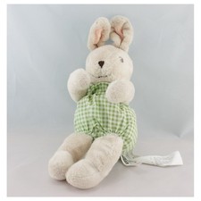 Doudou lapin beige vert IKEA -