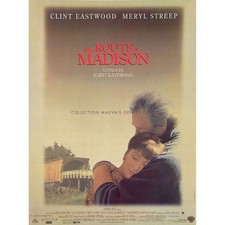 SUR LA ROUTE DE MADISON Affiche de film  - 40x54 cm. - 1995/R2000 - Meryl Streep