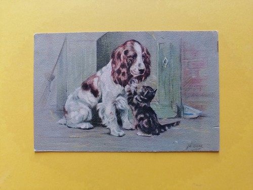 Cpa illustration gear chien - cpa, mc