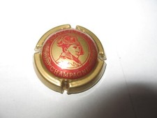 1 capsule de champagne Napoléon N°5a Buste or pâle et bordeaux