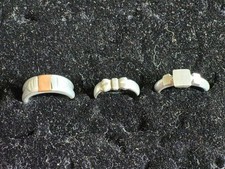 3 bagues de poilus A  ww1