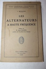BETHENOD / Les alternateurs à haute fréquence