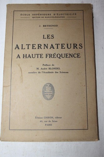 Bethenod les alternateurs à - bethenod, /