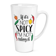 Si It's Non Spicy I'M Eating C' 483ml Grand Latte Tasse Nourriture Amour Chaud