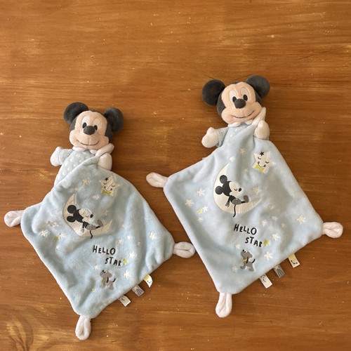 Lot doudou mickey - doudou, bleu